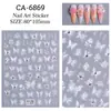 Coleção de Adesivos para Nail Art em Relevo Borboleta Desenho Animado Kulomi Fita de Laço Diário Câmera Adesivos Porta-caneta diy
