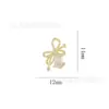 Decorações de Nail Art de Natal Tendência 2025 Novos Ornamentos de Unha de Rena com Laço de Zircônia Strass