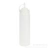 Frasco Plástico Squeeze para Molho de Bico Fino Branco Translúcido com Escala Frasco de Tinta Squeeze de LDPE Creme Molho para Salada Condimento