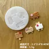 Molde de Silicona Hecho a Mano DIY Pegamento de Cristal Flor Estéreo Rosa Camelia Loto Hoja de Loto Yeso Fondant