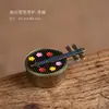 Mini Suporte para Incenso Queimador de Incenso Fumegador de Incenso Suporte para Incenso Doméstico para Interior Sem Cinzas Bandeja para Incenso Suporte para Incenso Divertido Tapete para Incenso Queima de Incenso em Espiral Base para Incenso