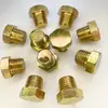 Molde de enchufe de hierro boquilla de rosca gruesa boquilla de rosca boquilla ordinaria junta de hierro galvanizado tapón de rosca al por mayor