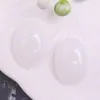 18*25mm Forma de Huevo Pieza Ovalada de Vidrio DIY Joyería Parche para Anillo Accesorio para el Cabello Pinza para el Cabello Funda para Teléfono Accesorio Pequeño