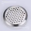 Tampa de Grade de Ventilação Redonda de Aço Inoxidável para Gabinete de Esgoto Guarda-roupa Tampa de Ventilação com Borda Chanfrada para Furo de 19mm