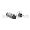 Conector NCS-163-PM NANABOSHI Seven Star Science Aviation Enchufe Base 2 Núcleos 4 Pines 8 Agujeros 6 Pines