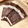 Venta al por mayor de fabricante agujas de bordar de punta roma, agujas de coser DIY de cuero a prueba de óxido, agujas de coser a mano para reparación de sofás de material grueso con ojo grande
