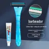 Barbeador Descartável com Pasta para Quarto de Hotel Barbeador Banho Hotel Viagem Kit de Higiene Pessoal Disponível em Estoque