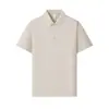Camisa Polo Sin Costuras de Sensación Helada de Verano 10A Antibacterial Protección Solar Fresca Manga Corta Estilo Unisex
