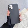 Adequado para Novo Apple 12/Iphonexsmax Capa de Celular Fosca Cor Pura Tpu Casca Macia 15 Material 13/7g