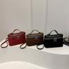Bolso de Diseño de Nicho Estilo Coreano para Mujer Otoño 2026 Nueva Moda Bolso Cubo Simple de Mano Bolso Cruzado Pequeño Casual