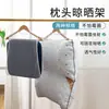 Rede para Secar Travesseiro à Prova de Vento Varanda Janela Rack de Secagem de Roupas Externo Janela Meia Externa Bolsa de Rede Uso Doméstico sem Marca Mofo-Resistente