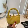 Bolso Cruzado con Cadena Estilo Coreano de Nicho para Mujer 2026 Nuevo Moda Artículo Popular Otoño Invierno Bolso de Hombro Mini Sencillo