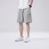 Nuevos Shorts Casuales de Verano 2025 para Hombre, Patchwork Tejido, Corte Holgado, Cordón Deportivo, Transpirables, Versátiles Pantalones de Cinco Puntos, Modernos