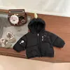 Ropa Coreana para Niños Niños, Chaqueta de Algodón con Relleno de Plumas de Invierno, Nueva Linda Historieta Engrosada con Capucha Abrigo de Algodón, Chaqueta de Algodón Cálida