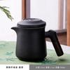 Juego de té de viaje de cerámica negra Taza Express portátil al por mayor camping al aire libre reunión anual actividad de negocios juego de té regalo