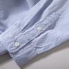 Camisa de Cuello Henley Estilo Americano para Hombre Manga Larga Primavera y Otoño Nueva Algodón Top cleanfit Casual Camisa de Cuello Blanco