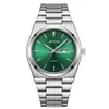 A través de los Mares Reloj de Cuarzo Ultraplano para Hombre Correa de Acero Sólido de Tres Eslabones Reloj de Pulsera para Hombre - 2396 Venta al por Mayor Dropshipping