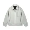 Chaqueta de Ante Ola Primavera y Otoño, Corte Holgado, Versátil, Casual, Moderna, Abrigo de Hombre con Solapa Minimalista, Casual de Negocios