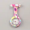 Venta al por mayor directa de fábrica, reloj de enfermera de silicona, reloj de enfermera de silicona con transferencia de agua, color del reloj de enfermera, reloj de enfermera