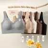Ropa interior térmica sin costuras para mujer, con sujetador incorporado, sin aros y diseñada para abrigar y retener el calor en otoño e invierno