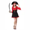 Disfraz de fiesta de cosplay de Halloween kilt tartán escocés de las Highlands para hombre bolsa de gaitero guerrero disfraz de pirata para mujer