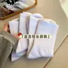 Calcetines Suwan Nike de Algodón Puro a Cuadros para Mujer, Medias de Estilo Coreano de Longitud Media, Calcetines Deportivos Trendy para Instagram, Calcetines con Cierre