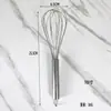 Batedor de Ovos de Aço Inoxidável, Misturador de Massa, Misturador Manual de Mola para Cozinha, Ferramenta de Panificação Economizadora de Mão com Manivela