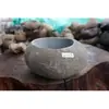 Macetas Pequeñas de Inspiración Zen, Macetas de Piedra, Macetas para Suculentas, Macetas para Juncos, Macetas para Hierba del Dinero, Macetas de Piedra Natural para Acuarios, Macetas Creativas para Narcisos