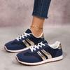 Sapatos Casuais de Moda para Mulheres 2026, Sapatos Esportivos Antiderrapantes, Sola Macia, Primavera e Outono, Tamanho Grande, Sapatos de Malha Respirável, Sapatos Femininos, Comércio Exterior Transfronteiriço