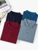 Suéter de Manga Larga para Hombre de Cachemira Pura, Estilo Casual de Moda 'Dad Wear', Cuello Solapa Moderno, Suéter Pulóver Cálido de Color Sólido