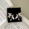Pendientes de Pétalo de Circonita de Moda, Elegantes, Delicados, Lujosos, de Gama Alta, Versátiles para el Día a Día, Pendientes Personalizados y Exquisitos para Mujer