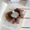 Scrunchie de Malha Cetim Pérola Estilo Coreano para Mulheres, Elástico de Cabelo de Alta Elasticidade, Acessório de Cabelo Exquisito e de Alta Qualidade para Coque