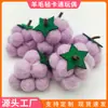 Accesorios para Suéteres de Otoño Transfronterizos Fieltro de Lana Hecho a Mano Uva Morada Fruta Cítrica Adornos de Dibujos Animados Accesorios para Manualidades