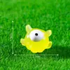 Figuritas de monstruos en miniatura, adorables, que brillan en la oscuridad y con un solo ojo - Accesorios decorativos DIY, perfectos para paisajes en miniatura, escritorios o interiores de automóviles
