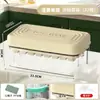 Bandeja de Hielo Caja de Hielo Portátil Máquina de Hielo Molde para Cubitos de Hielo Prensa Bandeja de Hielo Molde para Cubitos de Hielo Doméstico Cubo de Hielo Fácil de Soltar