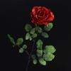 Rosa grande rosa rosa flor artificial flor de seda renda retrô francesa flor seca casamento flor de Qingming atacado