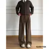 Calça Social Casual Elegante de Caimento Fluido Estilo Coreano Masculina Moda Outono 2026 Alongadora de Pernas Reta Tendência