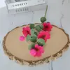 Eucalipto Artificial y Flores de Gerbera Estilo Pintura al Óleo, Margaritas Falsas para Arreglos de Boda, Arte Floral para Bodas y Decoración del Hogar