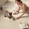 Alfombra Color Crema Estilo Wabi-Sabi para Sala de Estar, Modelo Nuevo con Sensación de Lujo Ligero y Gama Alta, Fácil de Mantener, Adecuada para Dormitorio, Sofá, Insonorizada, Antideslizante, para Uso en el Hogar
