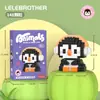Compatível com figuras de desenho animado Lego, blocos de construção de alta precisão de micropartículas de caixa surpresa, brinquedo educativo infantil, presente, atacado e entrega transfronteiriça