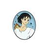 Insignia Metálica Redonda de Personaje de Dibujos Animados Anime Japonés Espantapájaros Totoro Broche Aleación con Goteo de Aceite Accesorios para Bolso