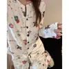 Cárdigan de terciopelo para mujer con diseño de Shin-chan de dibujos animados, conjunto de ropa de casa cálida para primavera y otoño 2025, se puede usar para salir