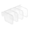Tablero divisor de refrigerador ajustable para uso doméstico, divisor de almacenamiento para puerta lateral, panel divisor combinable, clip divisor organizador