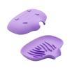 Caixa de sabão de silicone vaso sanitário doméstico drenando simples criativo caixa de sabão de silicone suprimentos suporte de sabão por atacado