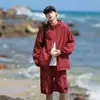 Ropa Deportiva Casual de Verano de Moda para Exteriores con Protección Solar Uf50 Ligera para Parejas de Color Sólido con Capucha Versátil