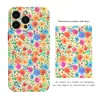 Estilo de pintura al óleo retro, funda de teléfono floral colorida, funda protectora de carcasa dura con película de cobertura total para iPhone 18pm, Apple 17pm