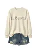 Amazon eBay loja independente moletom casual confortável e divertido feminino seringa gato estetoscópio coelho outono e inverno
