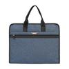 Bolso de mano tipo maletín, bolso de mano tipo archivo, bolso de mano tipo Oxford para hombre, bolso de mano para información de conferencias, bolso de mano con cremallera, bolso de negocios portátil