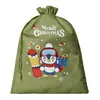 Bolsas de Arpillera con Cordón Navideñas, Bolsas de Arpillera con Cordón para Empaque de Regalos Navideños, Bolsas de Dulces para Niños, Bolsas de Regalo para Fiestas Navideñas