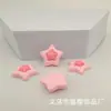 Caperucita Roja con Botón de Estrella de Cinco Puntas Accesorios de Resina DIY Funda para Teléfono Móvil Pasador Hecho a Mano Hebilla de Zapato Material